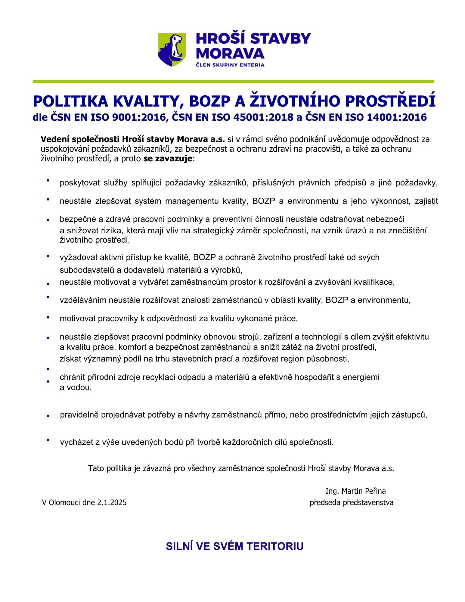 Politika Integrovaného Systému Řízení